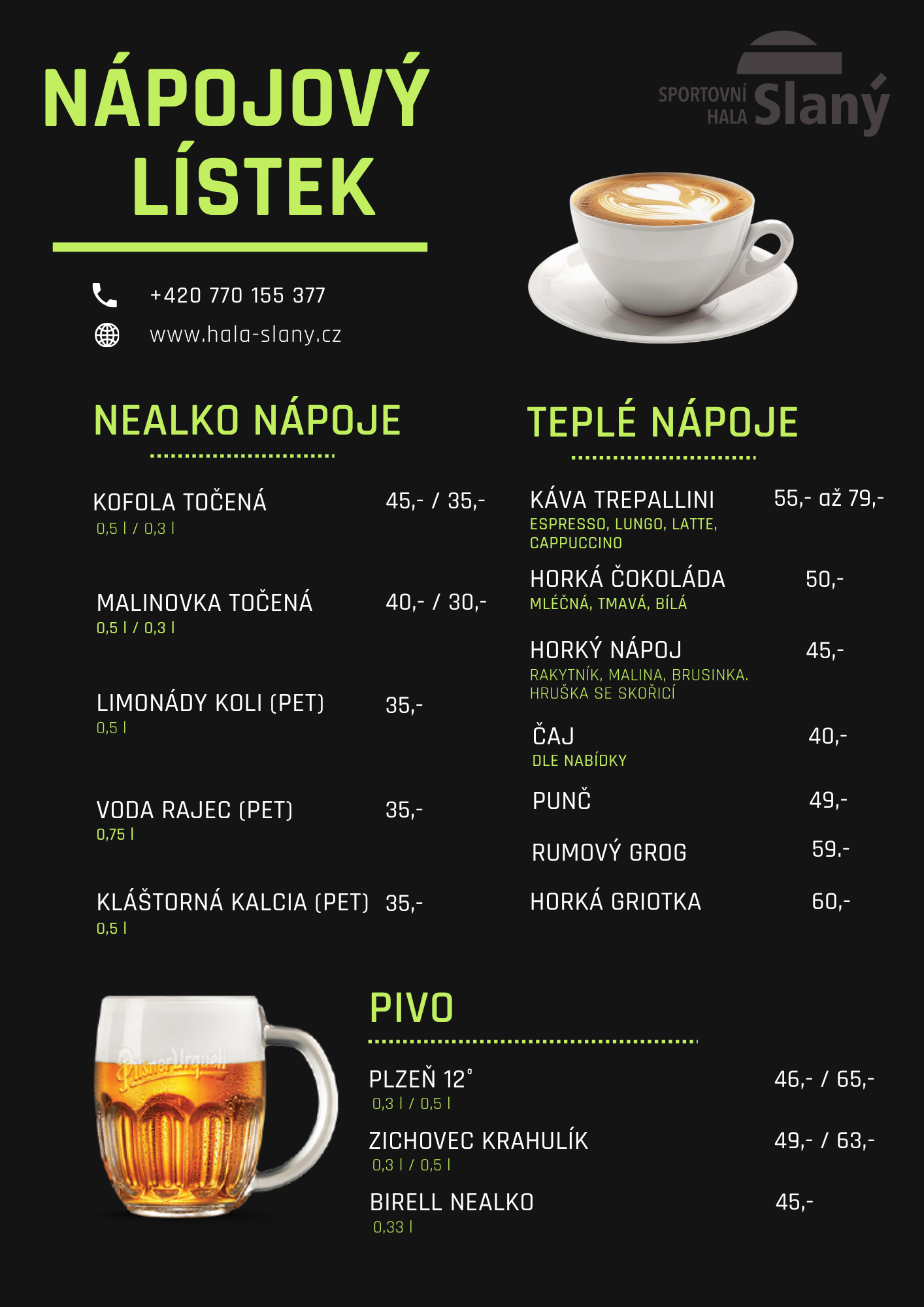 Menu Sportbar 3